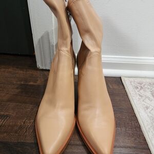 Dolce Vita Nude Heeled Boots